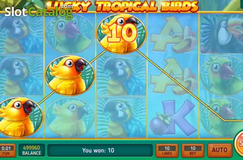 Скрин4. Lucky Tropical Birds слот