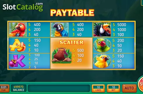 Скрин6. Lucky Tropical Birds слот