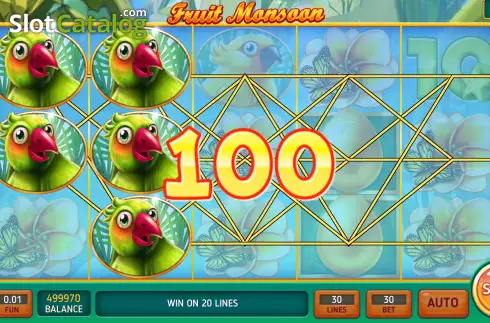 Скрин5. Fruit Monsun слот