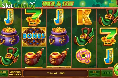 Скрин6. Wild 4 Leaf слот