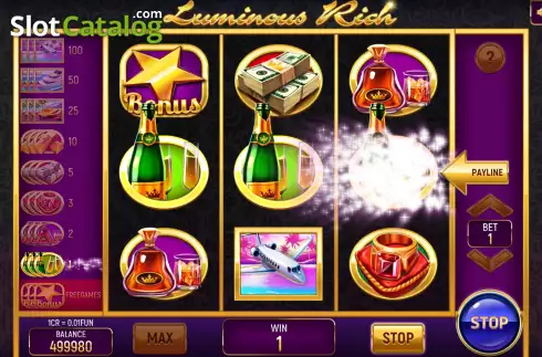 Скрин3. Luminous Rich (Pull Tabs) слот