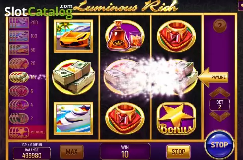 Скрин3. Luminous Rich (3x3) слот