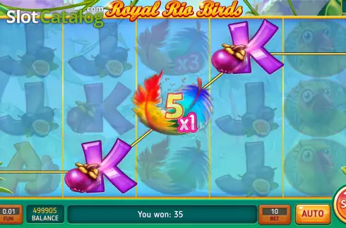 Скрин4. Royal Rio Birds слот