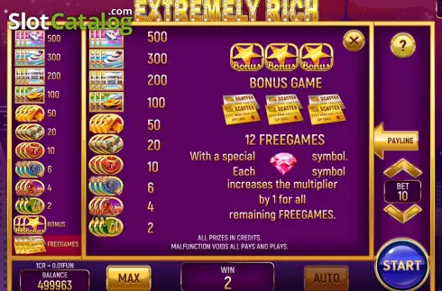 Скрин8. Extremely Rich (3x3) слот