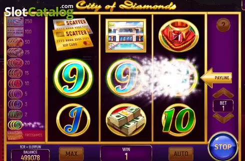 Скрин3. City of Diamonds (Pull Tabs) слот