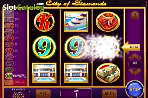 Скрин4. City of Diamonds (Pull Tabs) слот