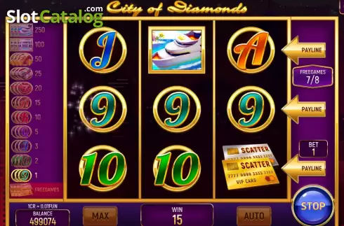 Скрин7. City of Diamonds (Pull Tabs) слот