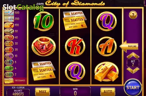 Скрин3. City of Diamonds (3x3) слот