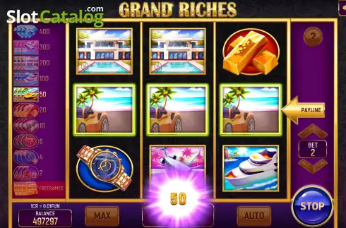 Скрин3. Grand Riches (Pull Tabs) слот