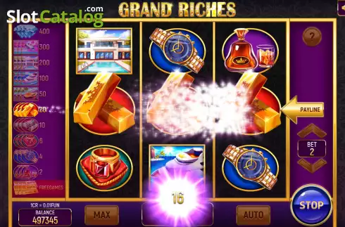 Скрин4. Grand Riches (Pull Tabs) слот