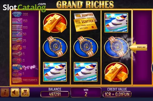 Скрин3. Grand Riches (3x3) слот