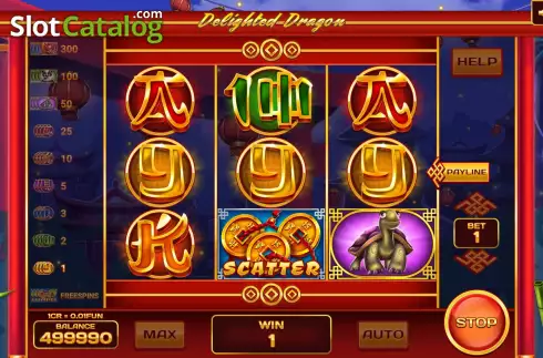 Скрин3. Delighted Dradon (3x3) слот