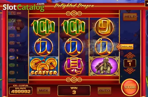 Скрин3. Delighted Dradon (Pull Tabs) слот