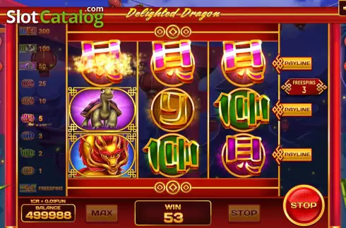 Скрин6. Delighted Dradon (Pull Tabs) слот