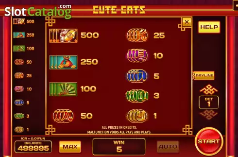 Скрин6. Cute Cats (Pull Tabs) слот