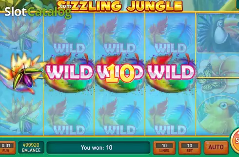 Скрин4. Sizzling Jungle слот
