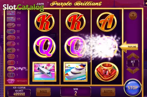 Скрин3. Purple Brilliant (Pull Tabs) слот