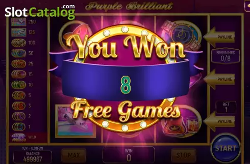 Скрин5. Purple Brilliant (Pull Tabs) слот