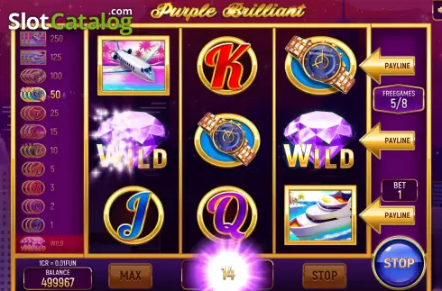 Скрин6. Purple Brilliant (Pull Tabs) слот