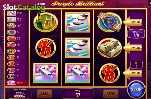 Скрин7. Purple Brilliant (Pull Tabs) слот