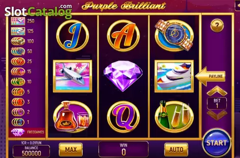 Скрин2. Purple Brilliant (3x3) слот