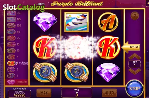 Скрин3. Purple Brilliant (3x3) слот