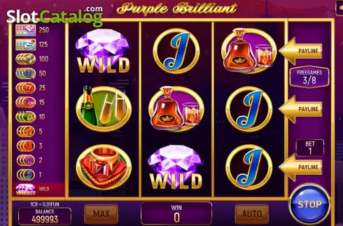 Скрин6. Purple Brilliant (3x3) слот