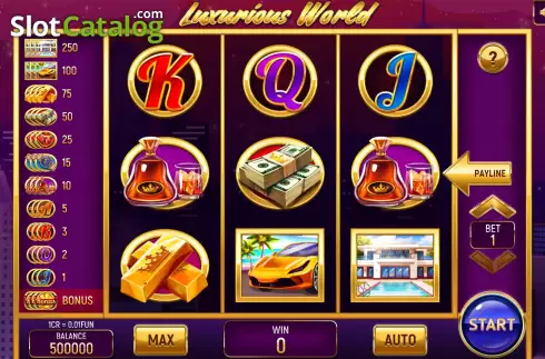 Скрин2. Luxurious World (Pull Tabs) слот