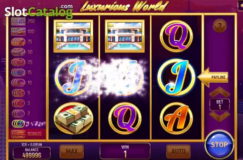 Скрин3. Luxurious World (Pull Tabs) слот