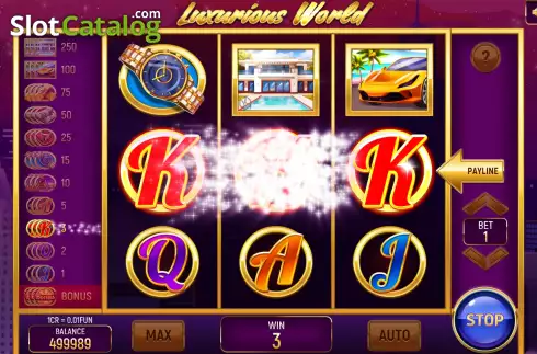 Скрин4. Luxurious World (Pull Tabs) слот