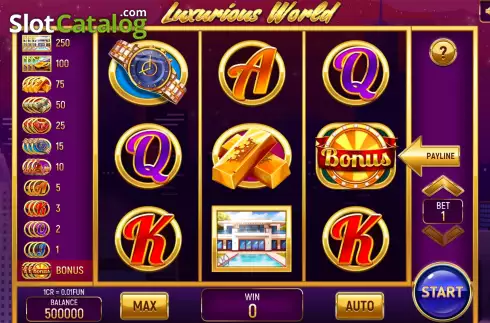 Скрин2. Luxurious World (3x3) слот