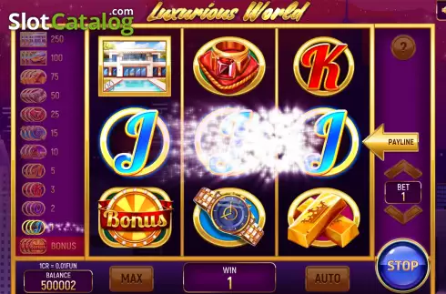 Скрин3. Luxurious World (3x3) слот