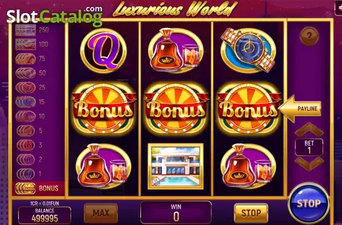 Скрин5. Luxurious World (3x3) слот