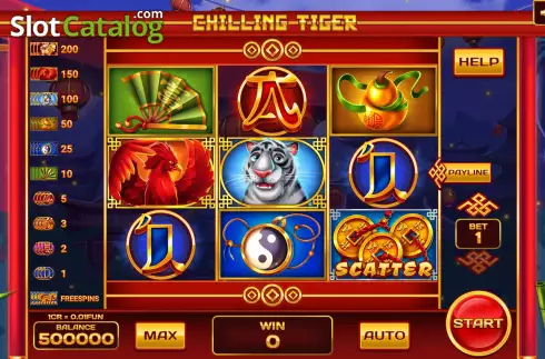 Скрин2. Chilling Tiger (Pull Tabs) слот