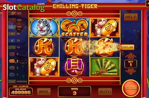 Скрин3. Chilling Tiger (Pull Tabs) слот