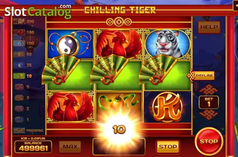 Скрин4. Chilling Tiger (Pull Tabs) слот