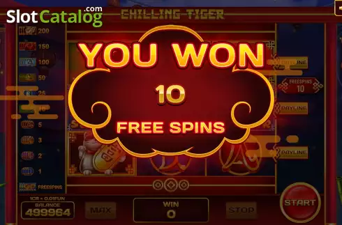 Скрин5. Chilling Tiger (Pull Tabs) слот
