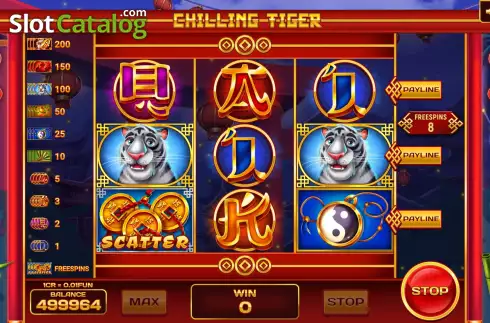 Скрин6. Chilling Tiger (Pull Tabs) слот