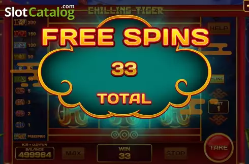 Скрин8. Chilling Tiger (Pull Tabs) слот