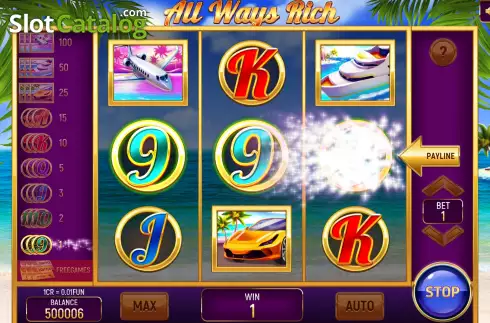 Скрин3. All Ways Rich (Pull Tabs) слот