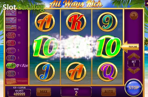 Скрин4. All Ways Rich (Pull Tabs) слот