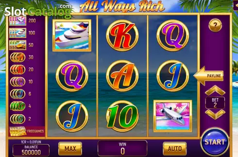 Скрин2. All Ways Rich (3x3) слот