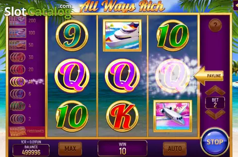 Скрин3. All Ways Rich (3x3) слот