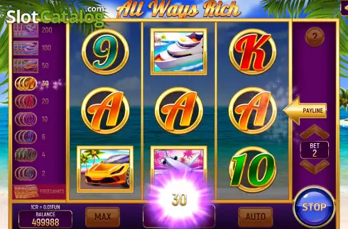 Скрин4. All Ways Rich (3x3) слот