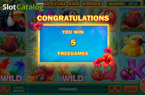 Скрин5. Special Ara Bonus слот