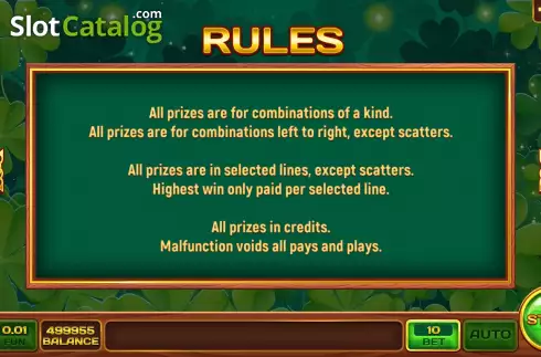 Скрин9. Irish Quest слот