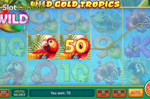 Скрин5. Wild Gold Tropics слот