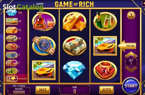 Скрин2. Game of Rich (Pull Tabs) слот