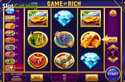 Скрин2. Game of Rich (3x3) слот