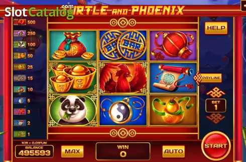 Скрин2. Turtle and Phoenix (3x3) слот